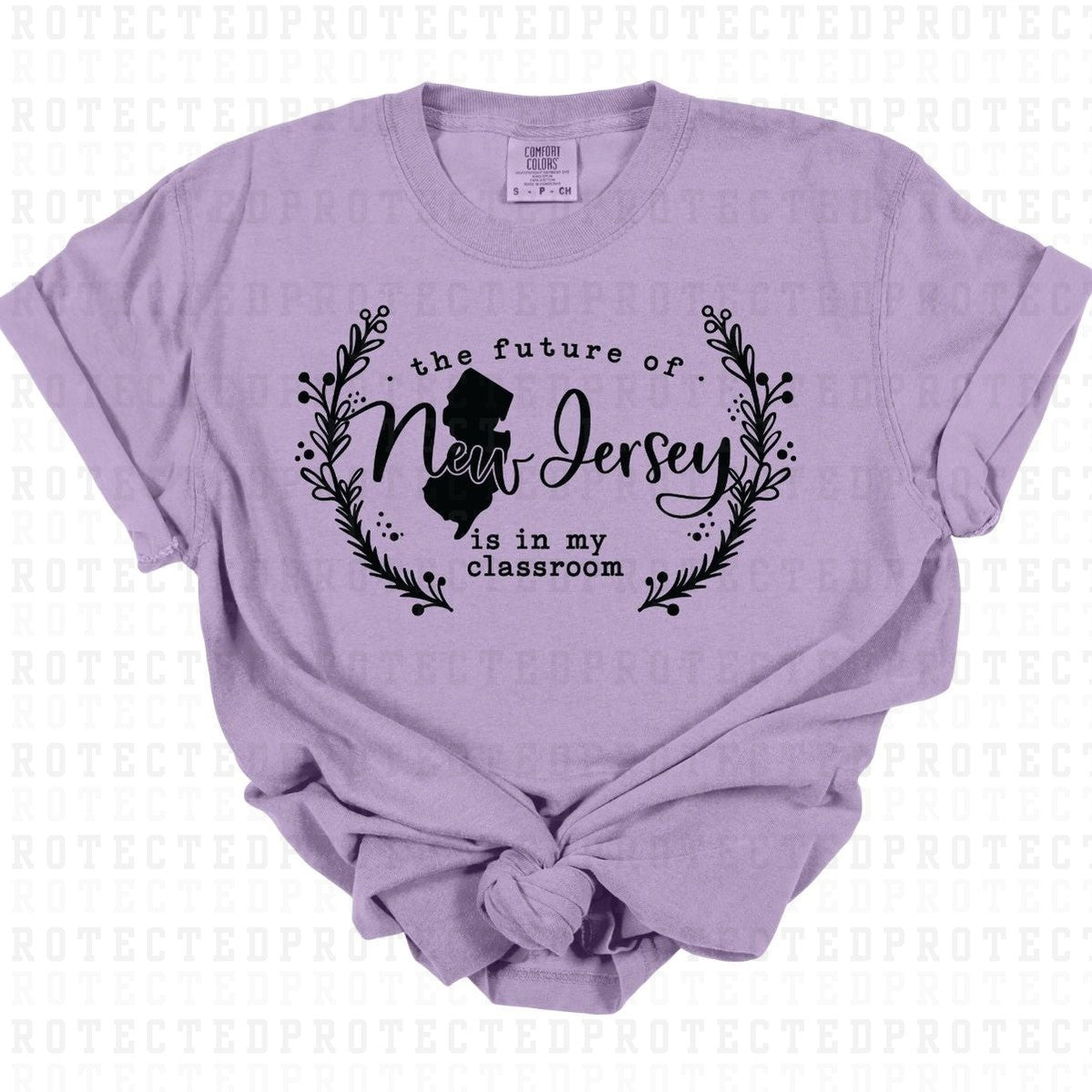 NEW JERSEY *SINGLE COLOR* - DTF TRANSFER