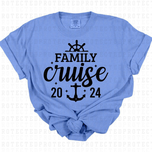 FAMILY CRUISE 2024 *SINGLE COLOR* - DTF TRANSFER