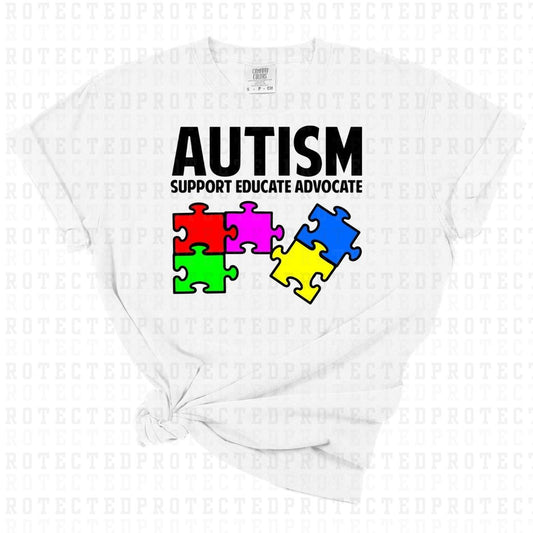 AUTISM SUPPORT EDUCATE ADVOCATE -  DTF TRANSFER