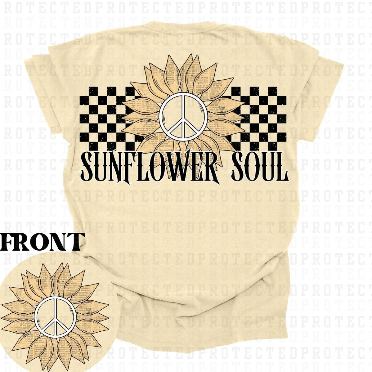 SUMMERFLOWER SOUL (POCKET+BACK)- DTF TRANSFER