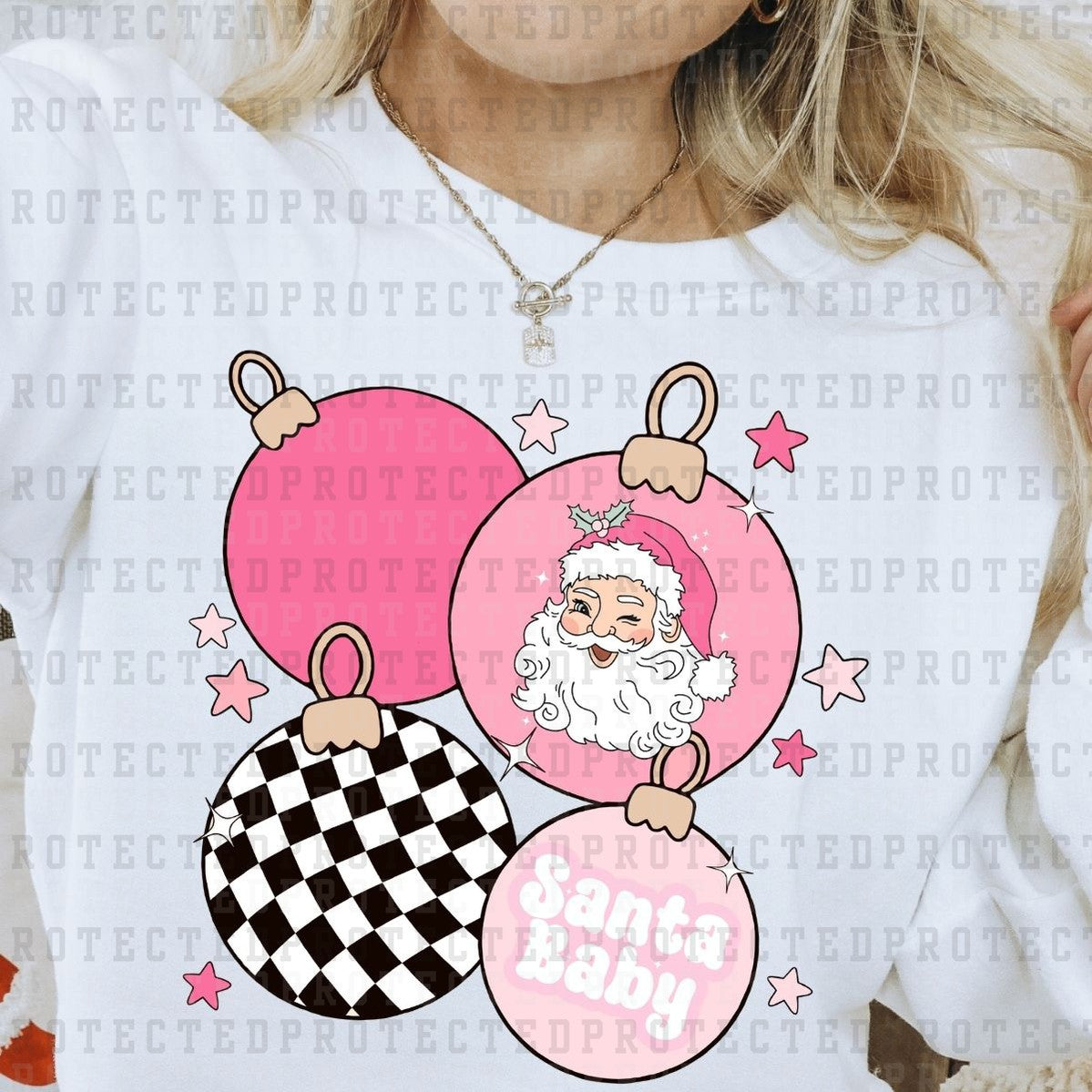 SANTA BABY *PINK* - DTF TRANSFER