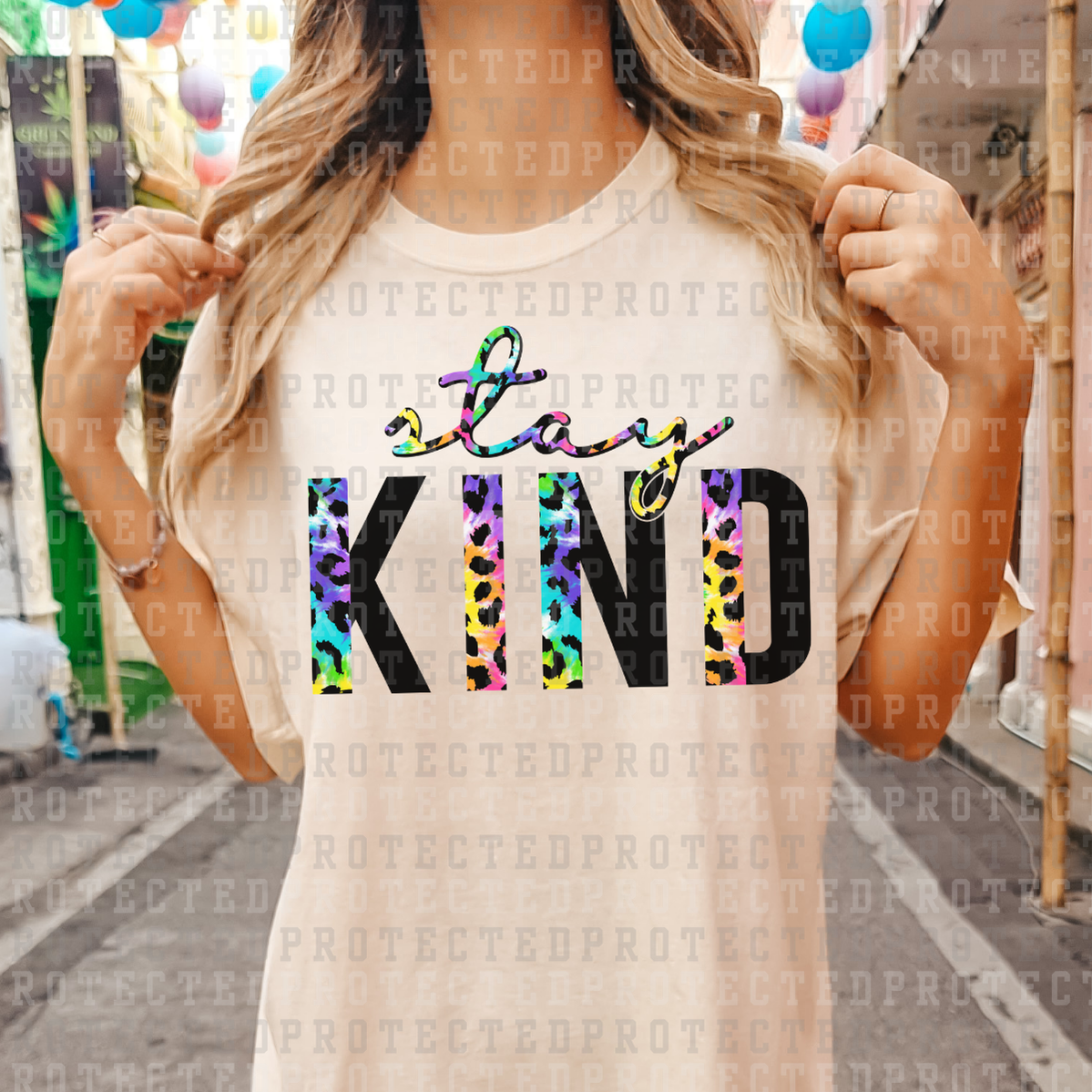 STAY KIND NEON - DTF TRANSFER