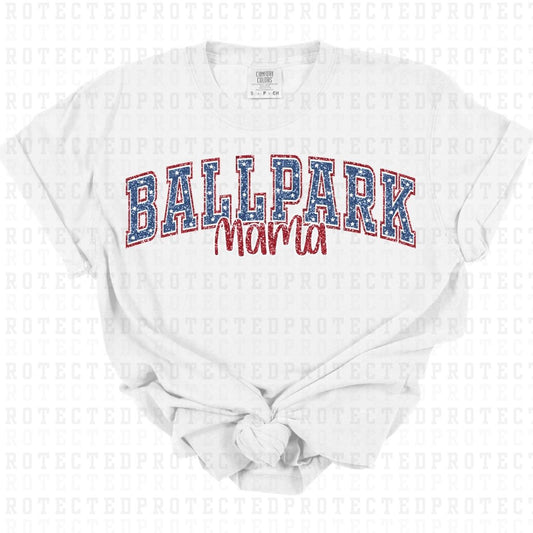 BALLPARK MAMA *FAUX SEQUIN* - DTF TRANSFER