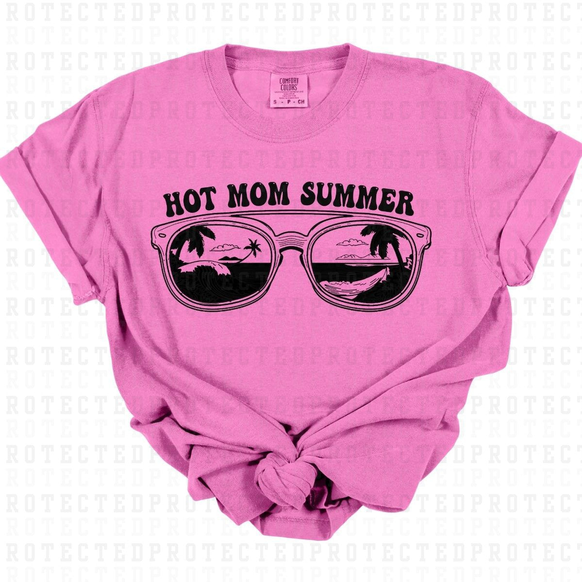 HOT MOM SUMMER *SINGLE COLOR* - DTF TRANSFER