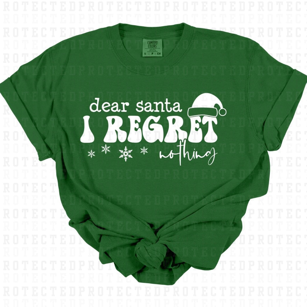 DEAR SANTA *SINGLE COLOR* - DTF TRANSFER