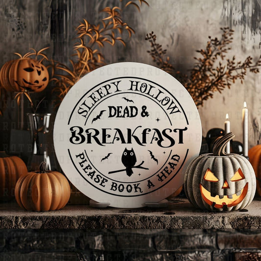 DEAD & BREAKFAST *SINGLE COLOR* - DTF TRANSFER