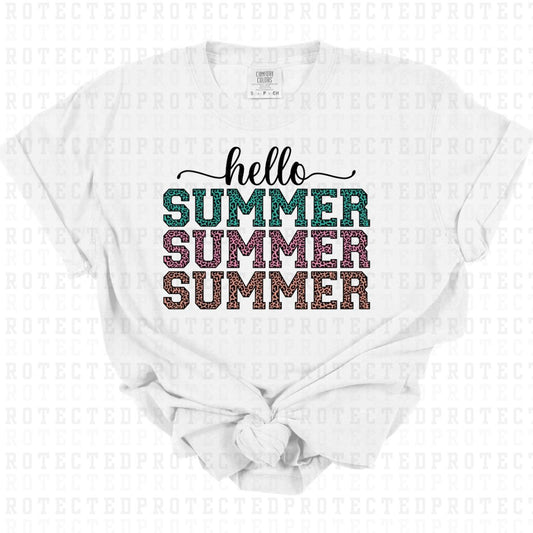 HELLO SUMMER - DTF TRANSFER