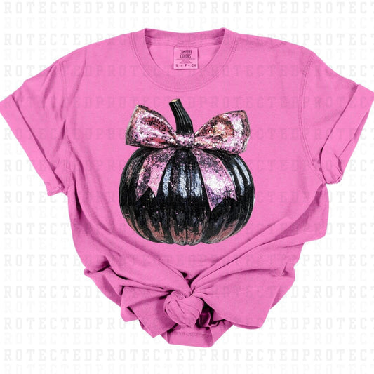 COQUETTE DISCO PUMPKIN *FAUX SEQUIN* - DTF TRANSFER