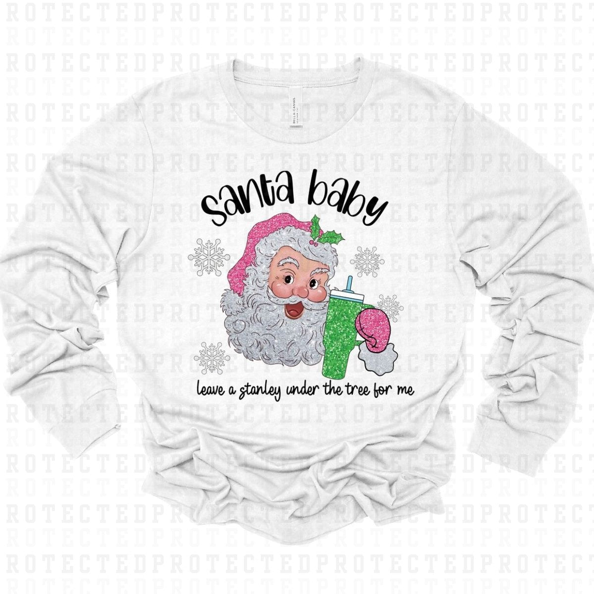 SANTA BABY *FAUX SEQUIN* - DTF TRANSFER