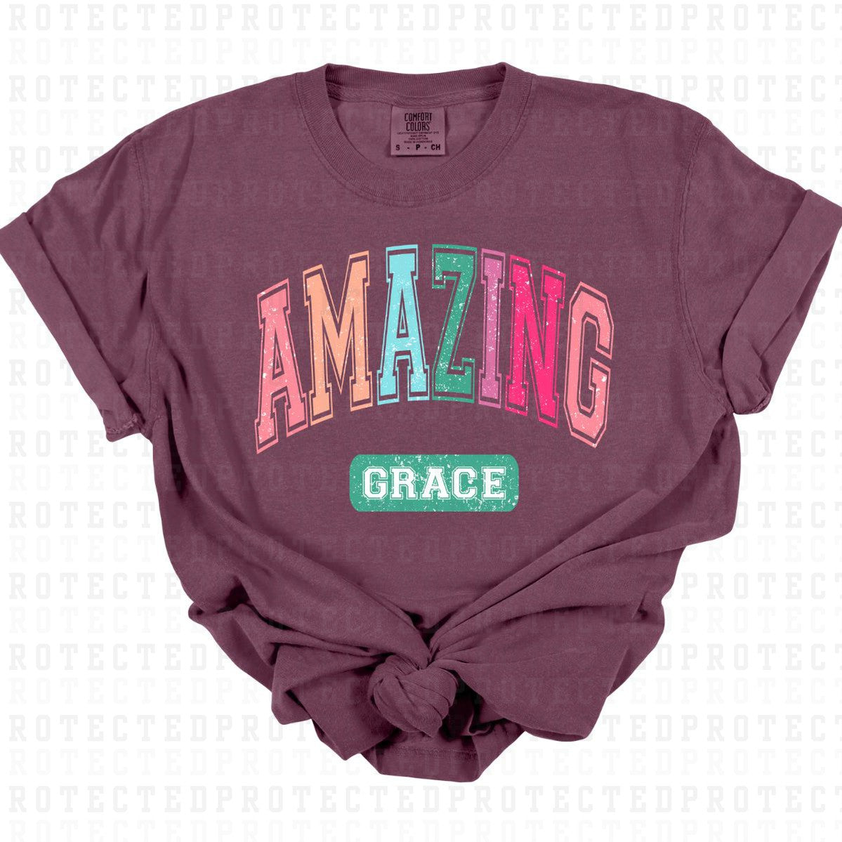 AMAZING GRACE *GRUNGE* - DTF TRANSFER