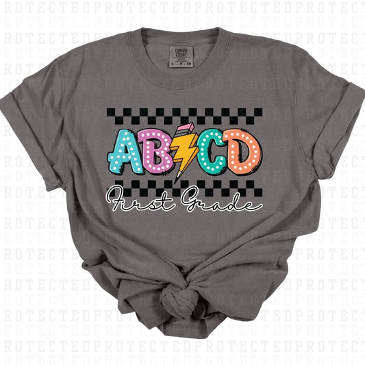 ABCD FIRST GRADE - DTF TRANSFER