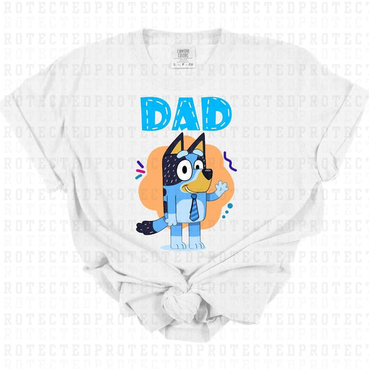 DAD *BLUE DOG* - DTF TRANSFER