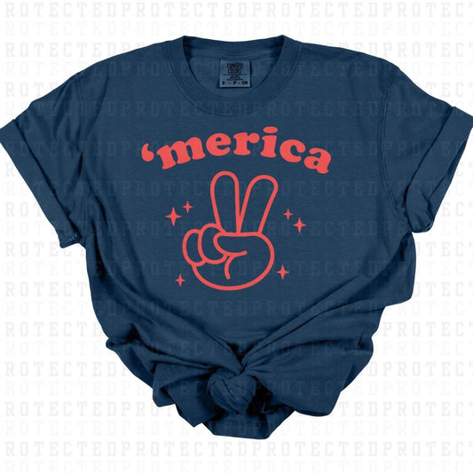 'MERICA *SINGLE COLOR* - DTF TRANSFER