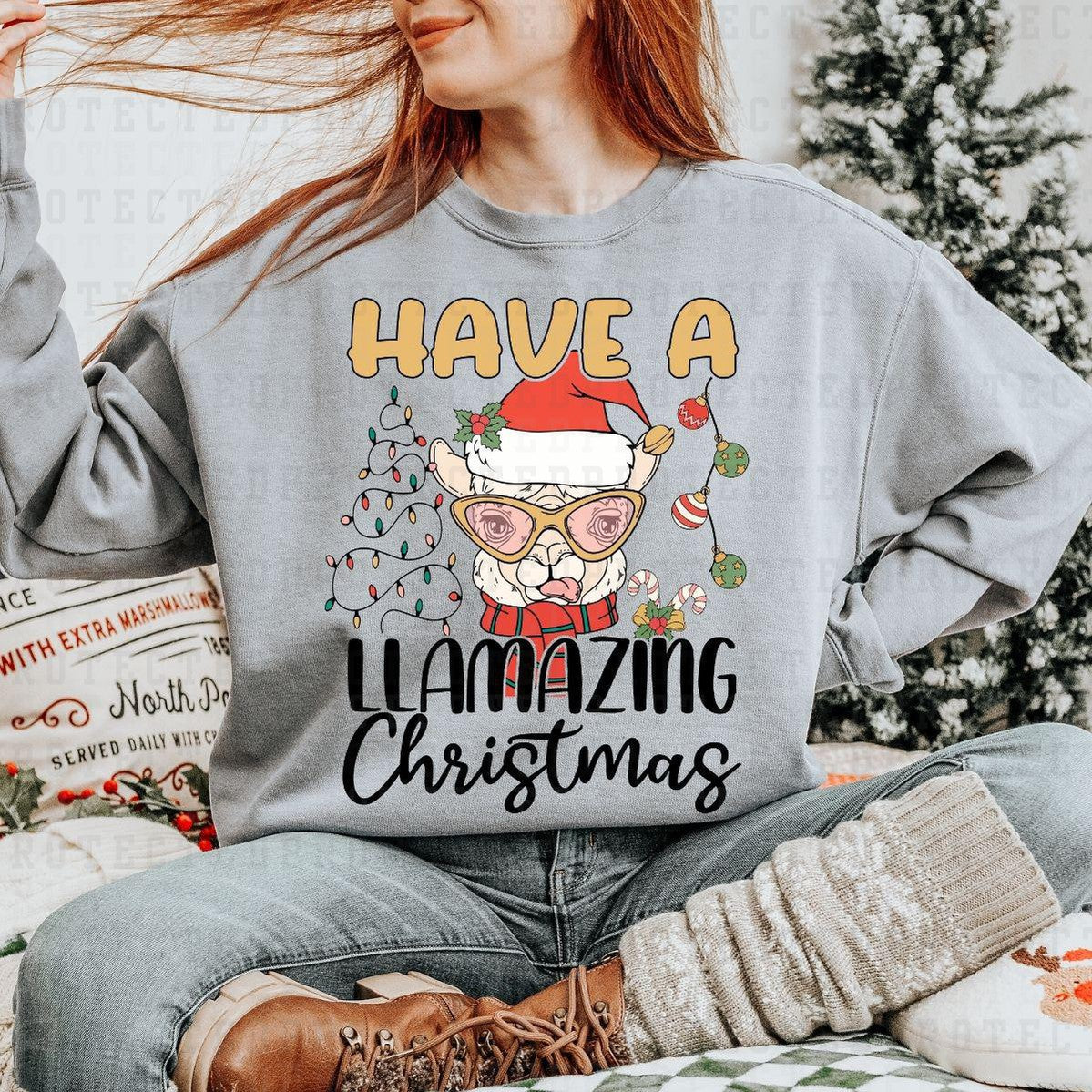 HAVE A LLAMAZING CHRISTMAS - DTF TRANSFER