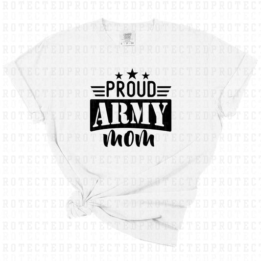 PROUD ARMY MOM *SINGLE COLOR* - DTF TRANSFER