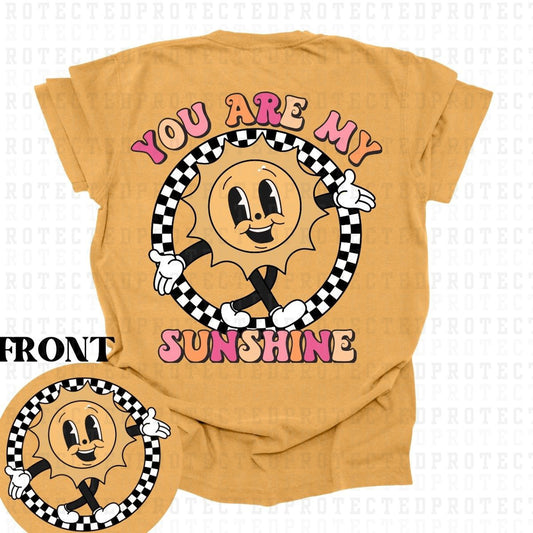 YOU ARE MY SUNSHINE (POCKET+BACK)- DTF TRANSFER