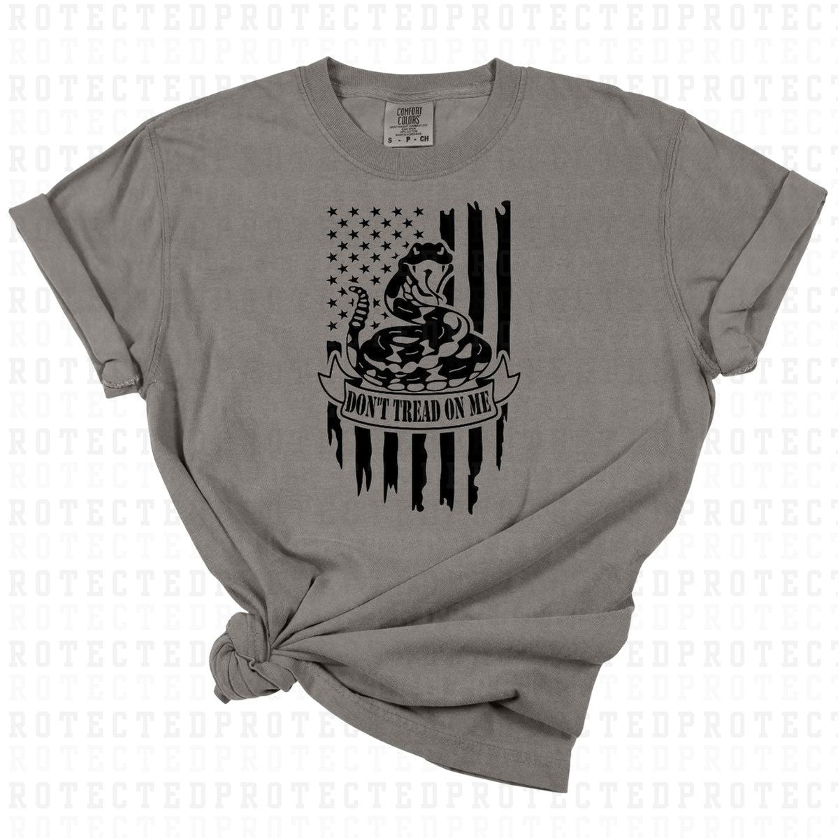 DONT THREAD ON ME FLAG *SINGLE COLOR* - DTF TRANSFER