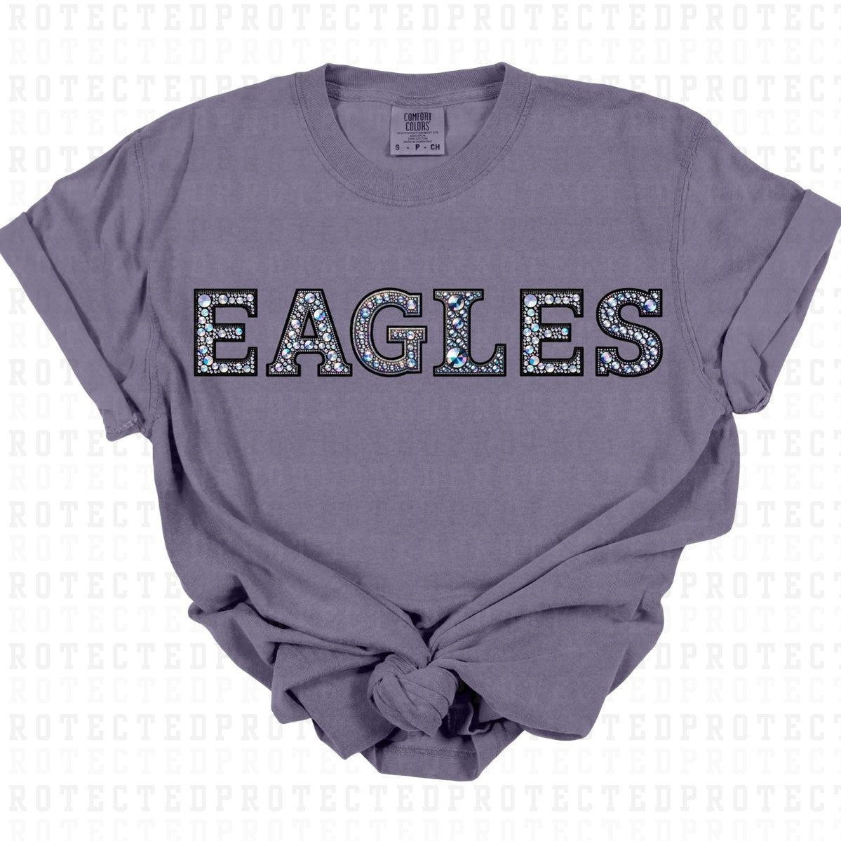 EAGLES *FAUX RHINESTONES* - DTF TRANSFER