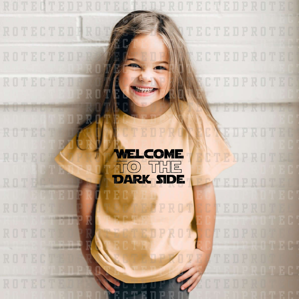 WELCOME TO THE DARK SIDE *SINGLE COLOR* - DTF TRANSFER