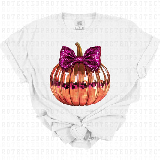 COQUETTE DISCO PUMPKIN *FAUX SEQUIN* - DTF TRANSFER