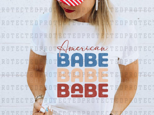 AMERICAN BABE x3 - DTF TRANSFERS