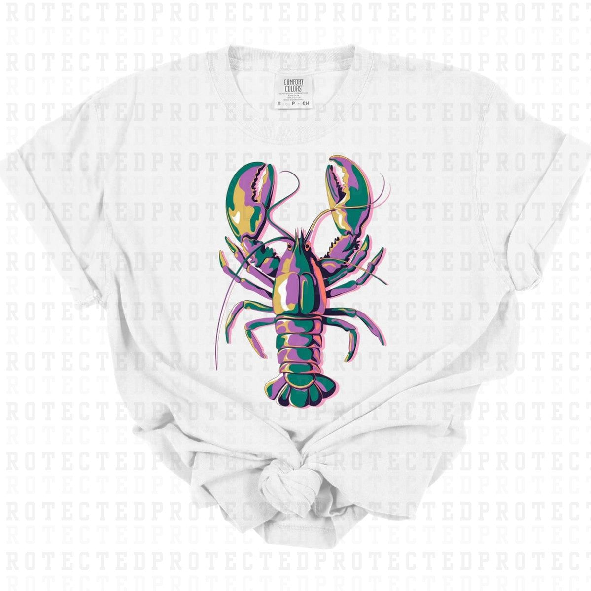 MARDI GRAS LOBSTER - DTF TRANSFER