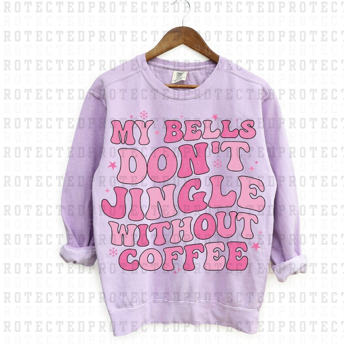 MY BELLS DONT JINGLE WITHOUT COFFEE -  DTF TRANSFER