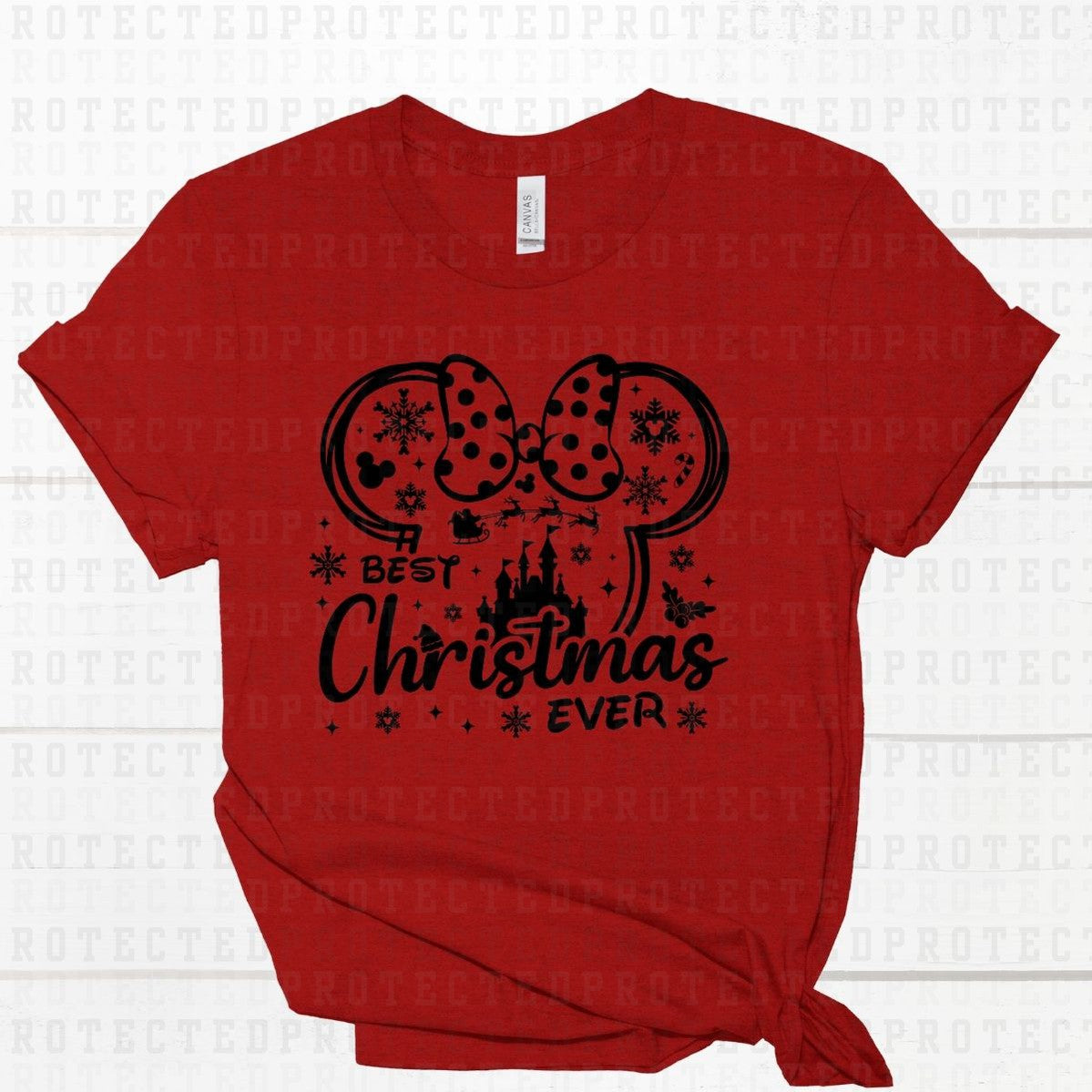 BEST CHRISTMAS EVER *SINGLE COLOR* - DTF TRANSFER