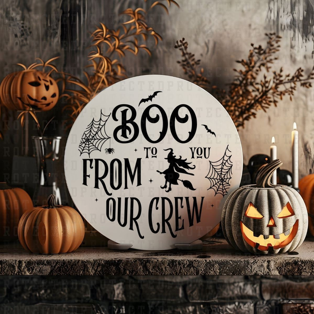 BOO TO YOU *SINGLE COLOR* - DTF TRANSFER