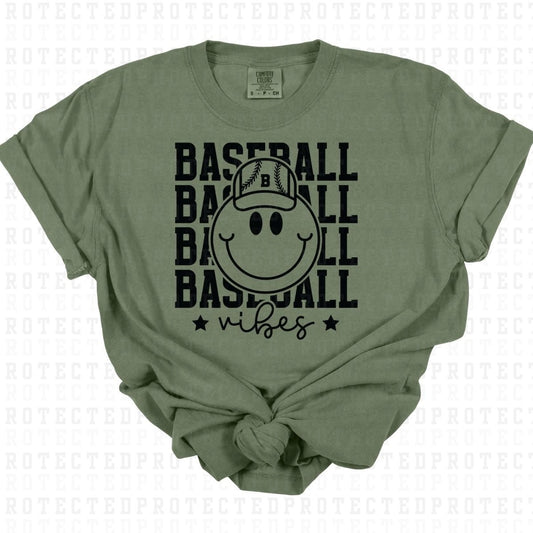 BASEBALL VIBES *BLACK - SINGLE COLOR* - DTF TRANSFER