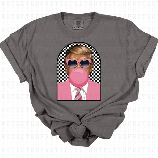 BUBBLEGUM TRUMP *DONALD TRUMP* - DTF TRANSFER