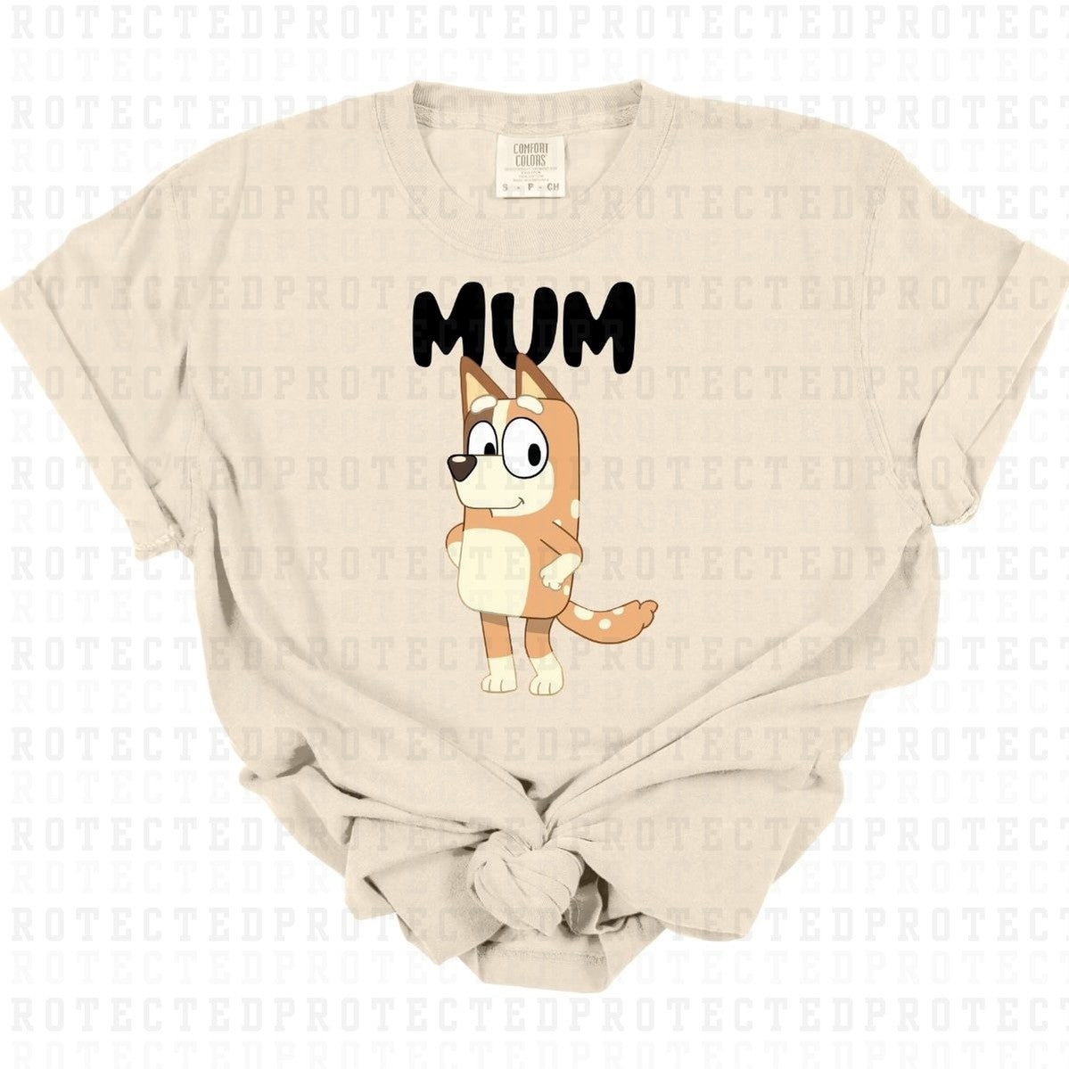 MUM *BLUE DOG* - DTF TRANSFER