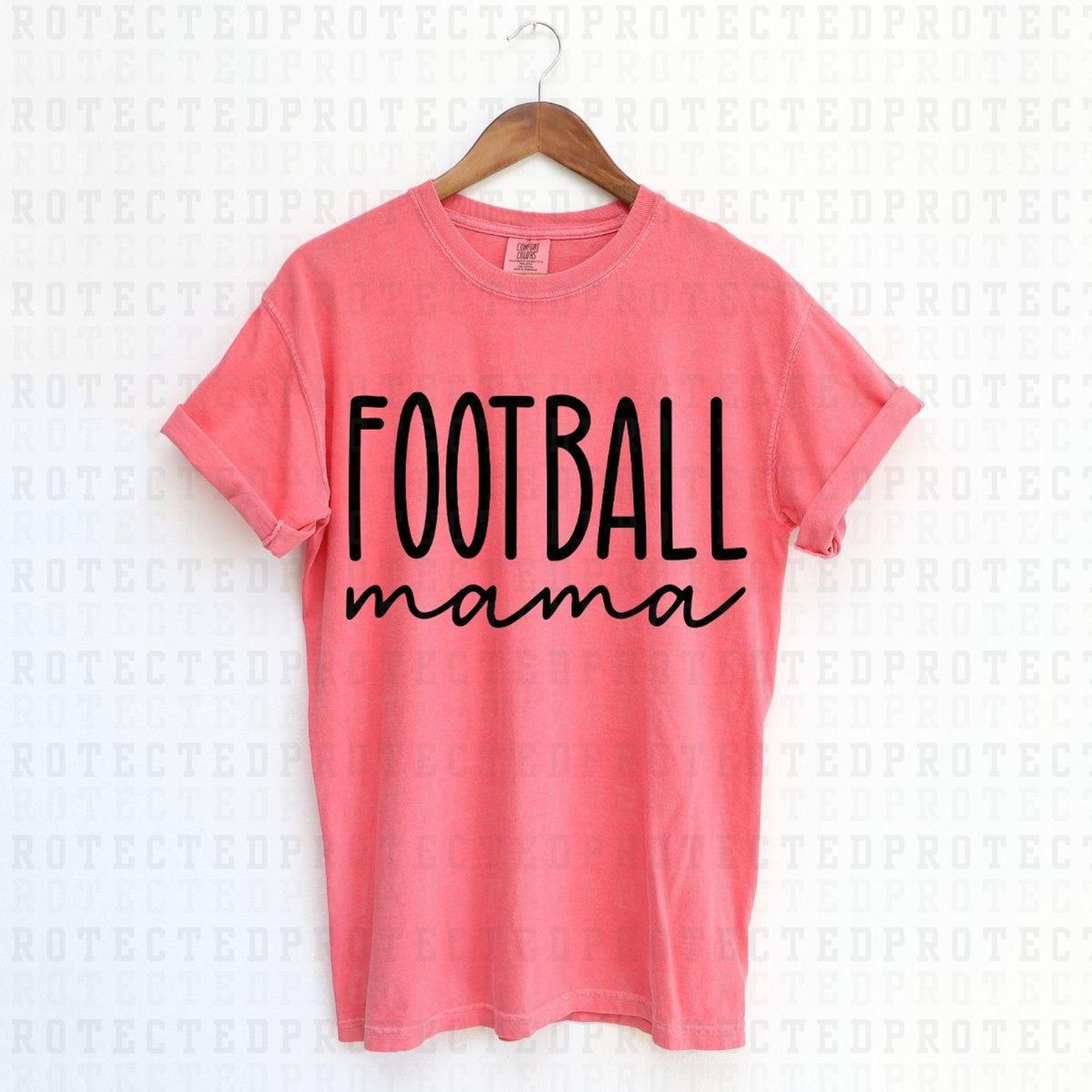 FOOTBALL MAMA *SINGLE COLOR* - DTF TRANSFER