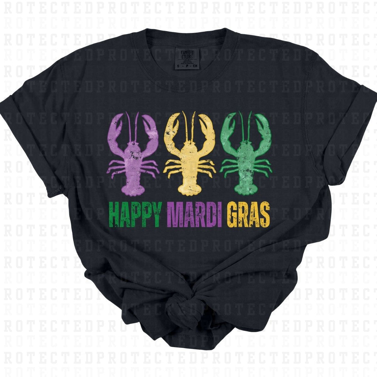 HAPPY MARDI GRAS - DTF TRANSFER