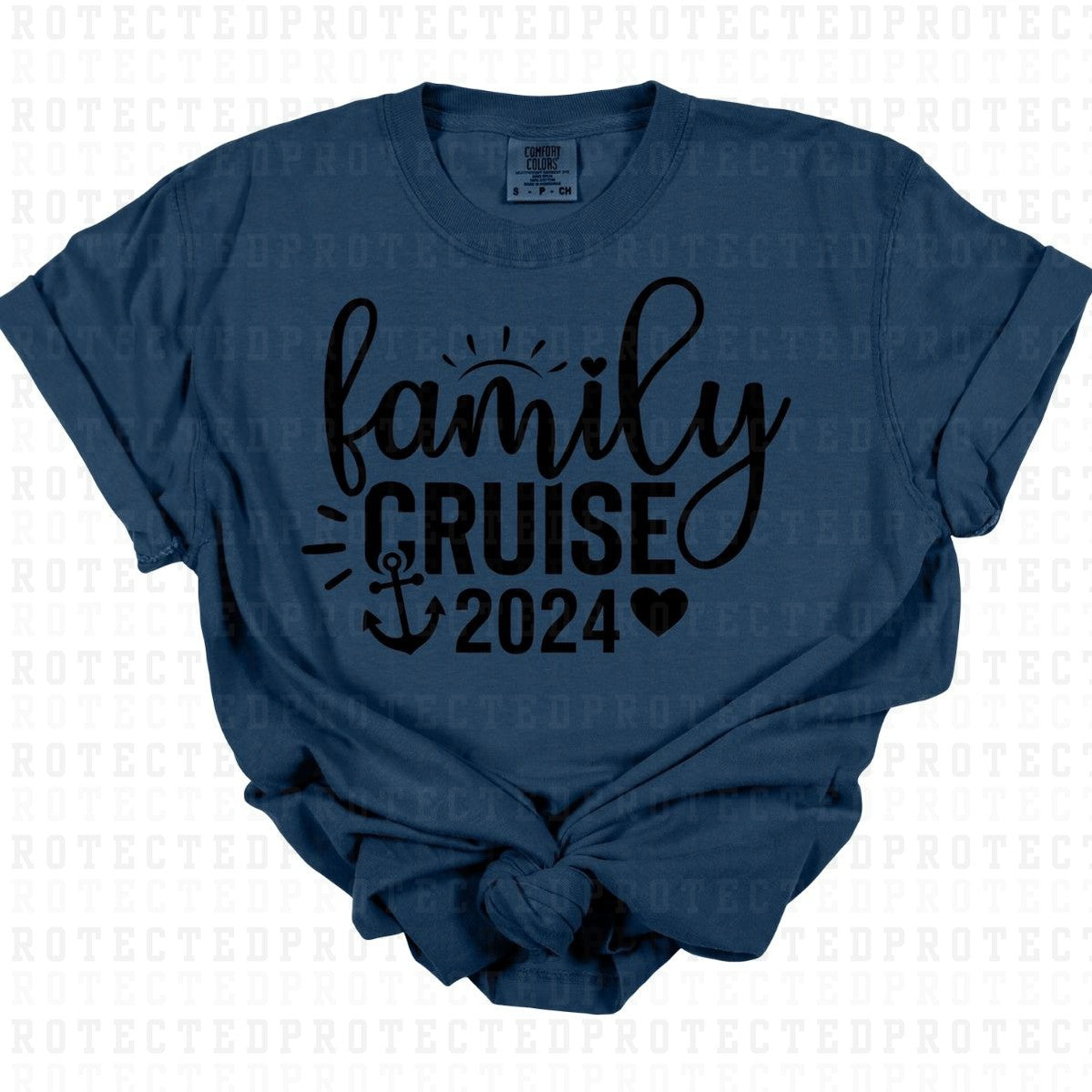 FAMILY CRUISE 2024 *SINGLE COLOR* - DTF TRANSFER