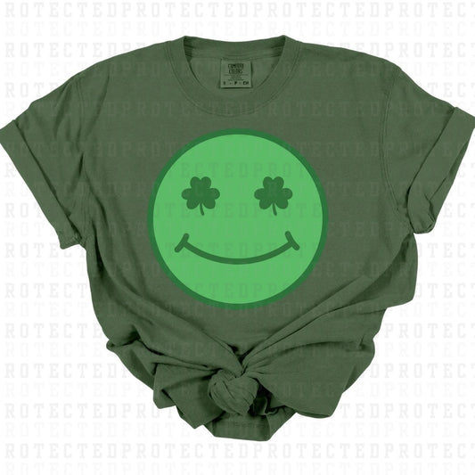 SHAMROCK SMILEY FACE - DTF TRANSFER