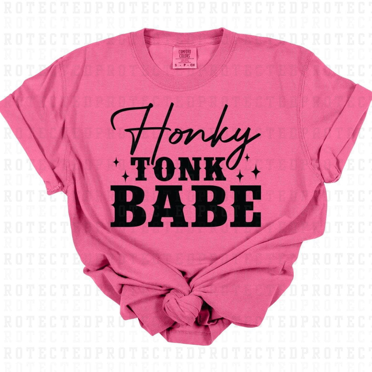 HONKY TONK BABE *SINGLE COLOR* - DTF TRANSFER