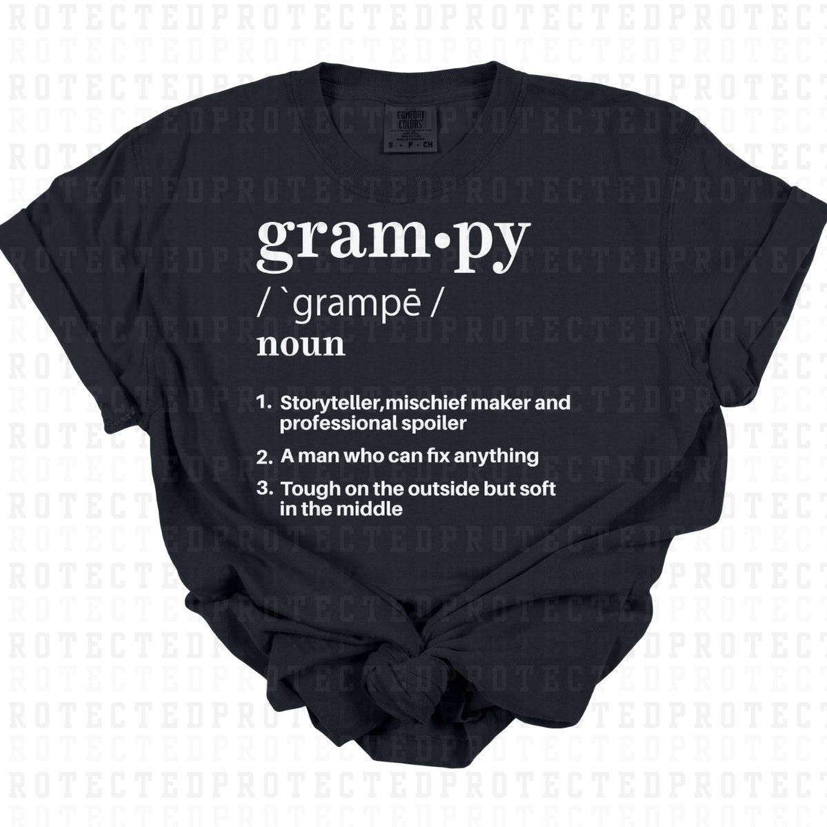 GRAMPY *SINGLE COLOR* - DTF TRANSFER