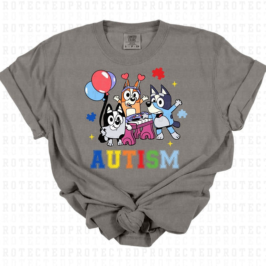 AUTISM *BLUE DOG* - DTF TRANSFER