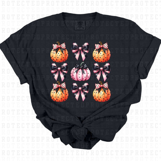 COQUETTE BOWS & PUMPKINS - DTF TRANSFER