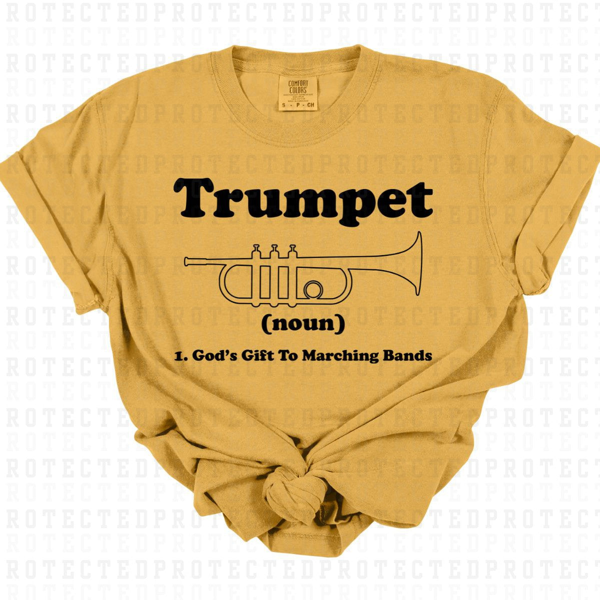 TRUMPET *SINGLE COLOR* - DTF TRANSFER