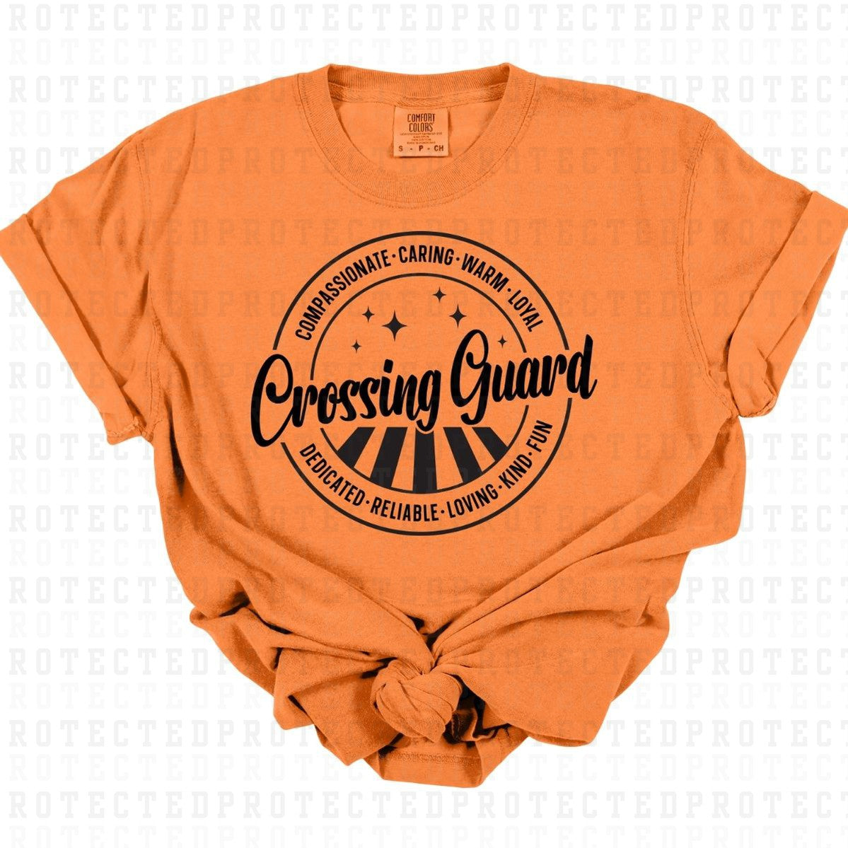 CROSSING GUARD *SINGLE COLOR* - DTF TRANSFER