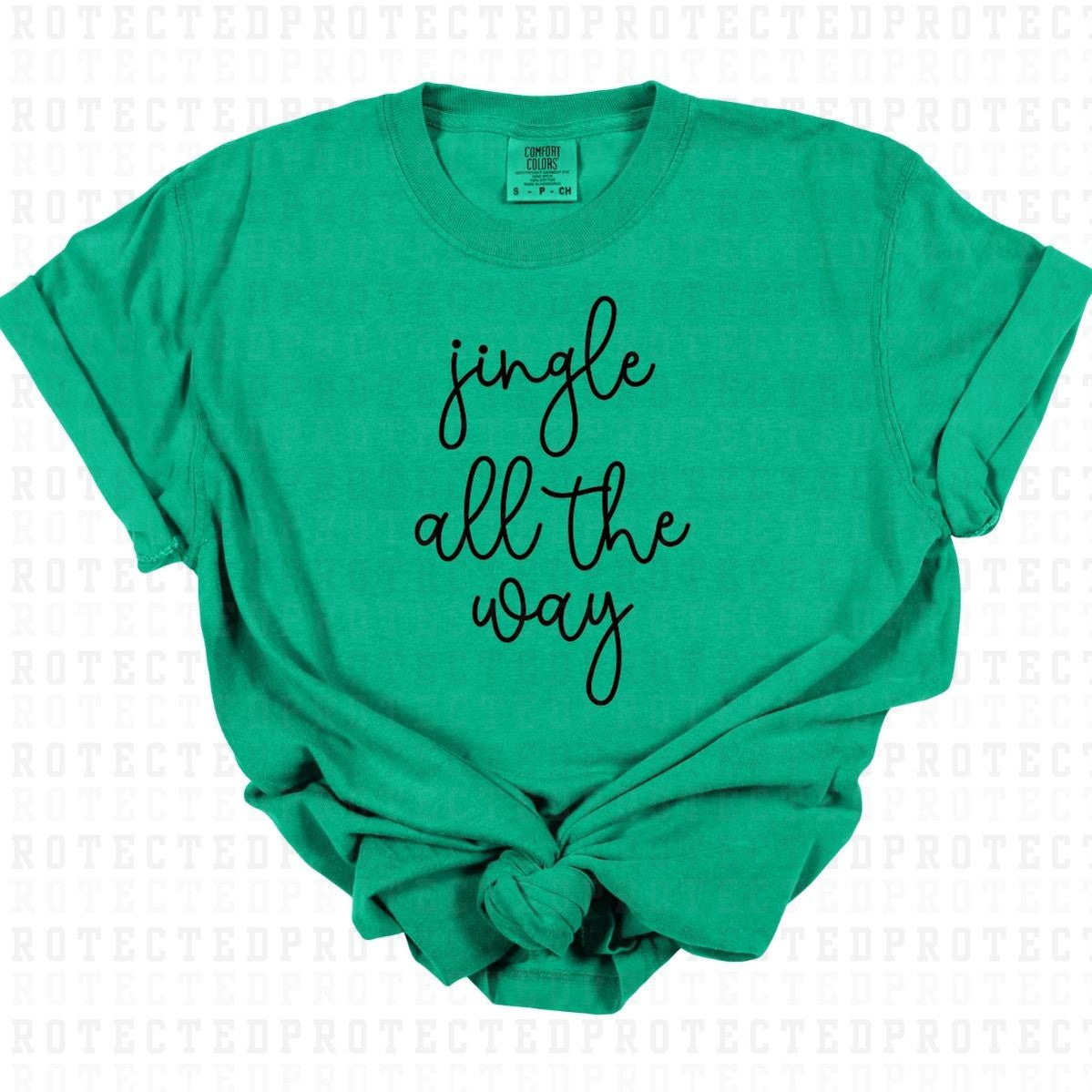 JINGLE ALL THE WAY *SINGLE COLOR* - DTF TRANSFER