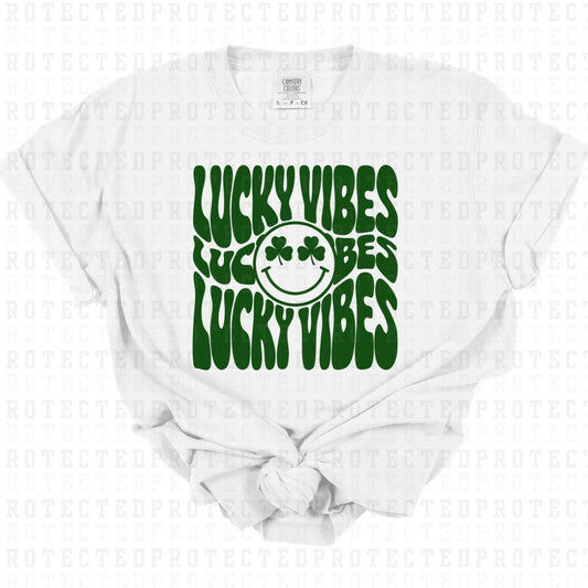 LUCKY VIBES *SINGLE COLOR* - DTF TRANSFER