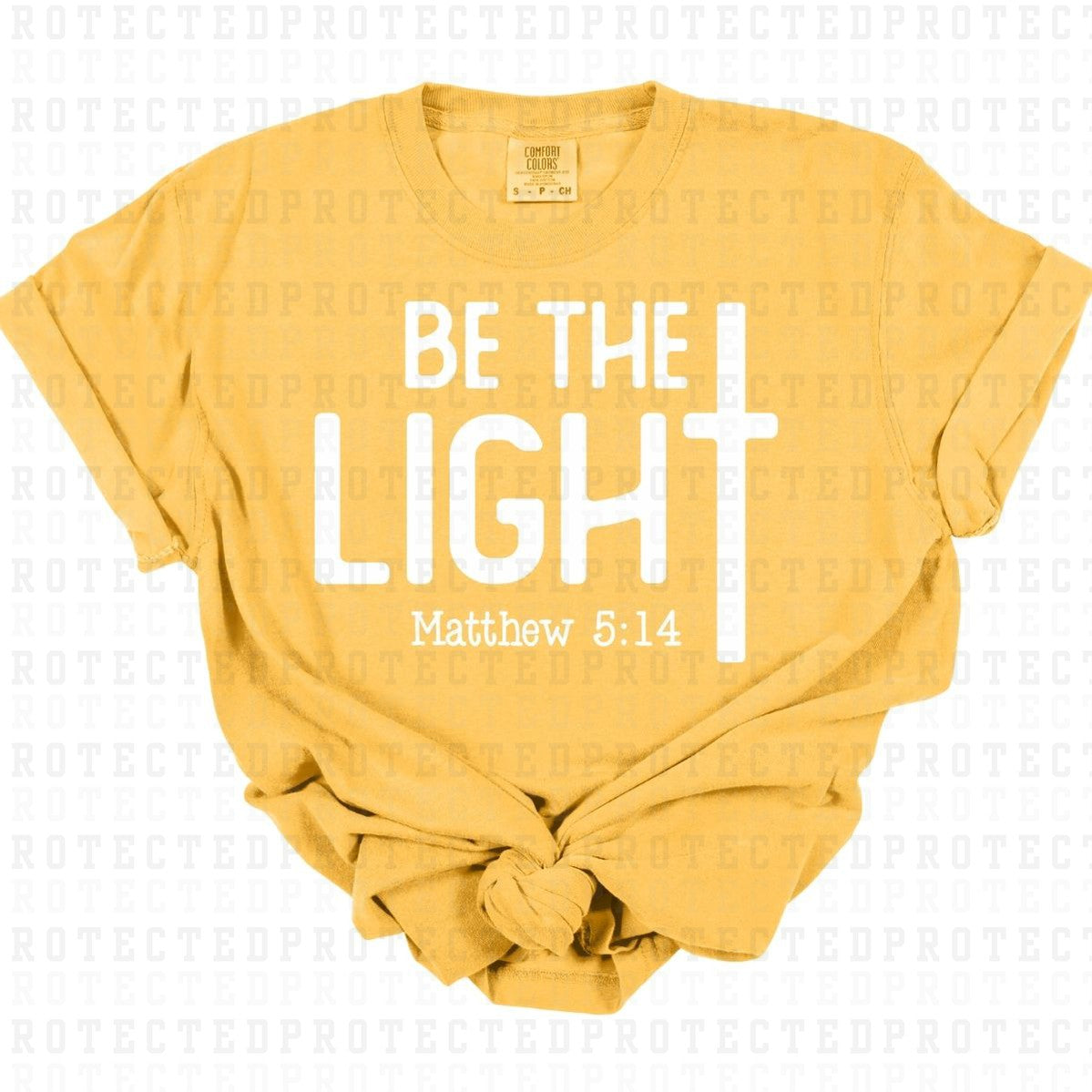 MATTHEW 5:14 *WHITE - SINGLE COLOR* - DTF TRANSFER