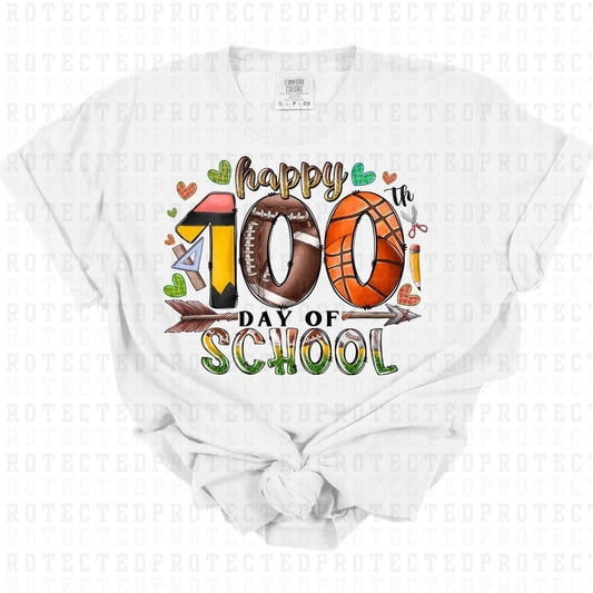 HAPPY 100TH DAY OF SCHOOL - DTF TRANSFER