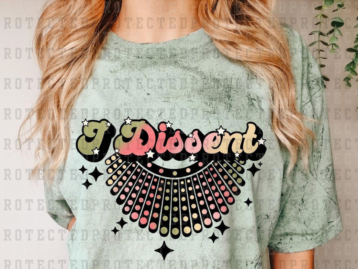 I DISSENT - BLACK - DTF TRANSFERS