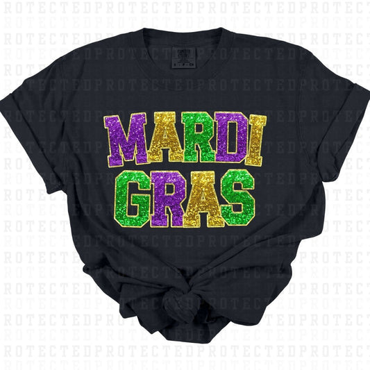 MARDI GRAS *FAUX SEQUIN* - DTF TRANSFER