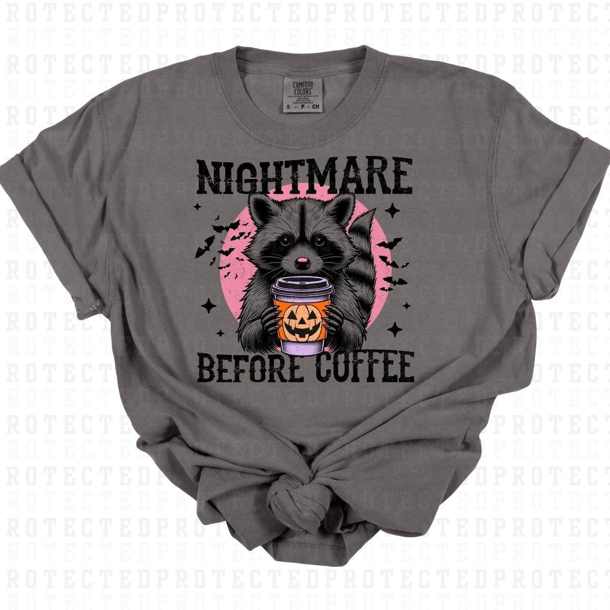 NIGHTMARE BEFORE COFFEE - DTF TRANSFER