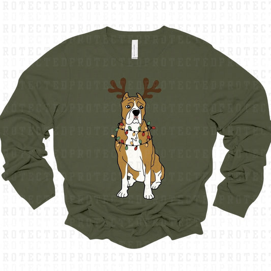 REINDEER PITBULL - DTF TRANSFER